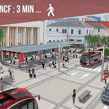 #charmant T3#gare-confort-lumineux-wifi-calme Appartement Clermont-Ferrand