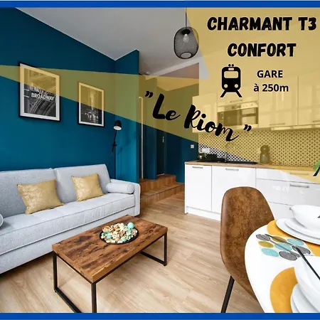 Appartement #charmant T3#gare-confort-lumineux-wifi-calme Clermont-Ferrand